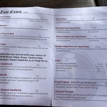 Prost! Boise - Menu - German Near Me - Boise, Idaho Prost! Boise - Menu - German Near Me - Boise, Idaho