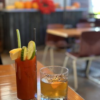 MESSHALL - Bloody Mary and Peas and Carrots - Breakfast & Brunch Near Me - Los Angeles, California