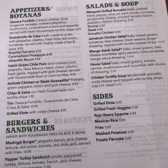 Cocina Madrigal - Menu - Tacos Near Me - Phoenix, Arizona Cocina Madrigal - Menu - Tacos Near Me - Phoenix, Arizona