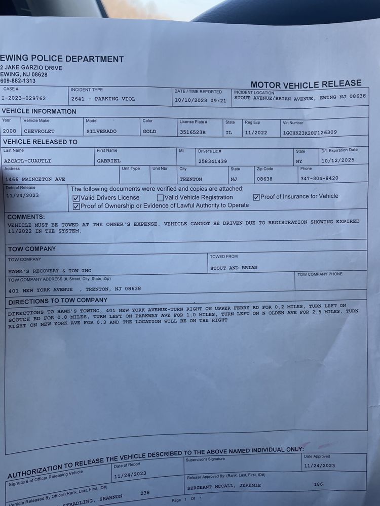 HAWK’S RECOVERY AND TOWING Updated September 2024 36 Reviews 401