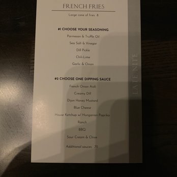 Tine & Cellar - Late night Fries menu - Modern European Near Me - Weston, Wisconsin Tine & Cellar - Late night Fries menu - Modern European Near Me - Weston, Wisconsin