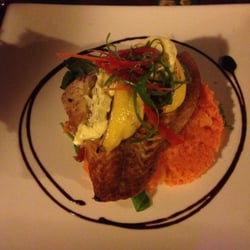 Fiddlers Green - One of the specials. Barramundi with sweet potato & parsnip mash! Amazing and cheap at only $15!