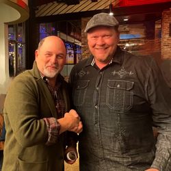 hatWRKS - Me, my new perfectly fitting hat & Jason Alexander! Yes, that's George Costanza himself!