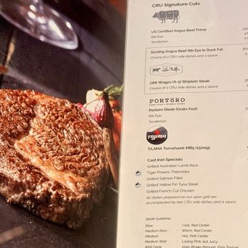 Cru Steakhouse - Menu - Steakhouses Near Me - Pasay City, NCR Cru Steakhouse - Menu - Steakhouses Near Me - Pasay City, NCR