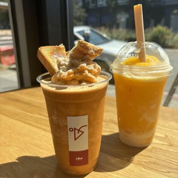 Cha Thai Tea - Pang Cha and Mango Coco, both were amazing! - Bubble Tea Near Me - Berkeley, California