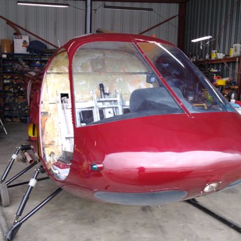 Gerber Collision & Glass - Enstrom Helicopter Fiberglass Nose Repair and repaint by Cal Auto - Body Shops Near Me - La Habra, California