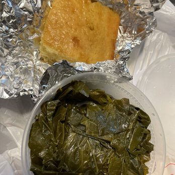 Chef Paul's Cafe - Corn bread and greens - Soul Food Near Me - Fresno, California Chef Paul's Cafe - Corn bread and greens - Soul Food Near Me - Fresno, California