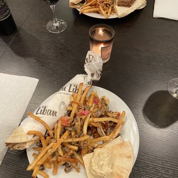 Cafe Du Liban - Beef shawarma sandwich, pita/hummus, beef shawarma fries - Middle Eastern Near Me - Tarzana, California Cafe Du Liban - Beef shawarma sandwich, pita/hummus, beef shawarma fries - Middle Eastern Near Me - Tarzana, California