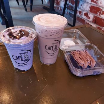 Cafe 86 - Some of the ube goods. - Desserts Near Me - Chandler, Arizona