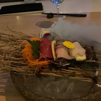 Miku - Sashimi trio. 3rd course (dinner). - Japanese Near Me - Vancouver, British Columbia