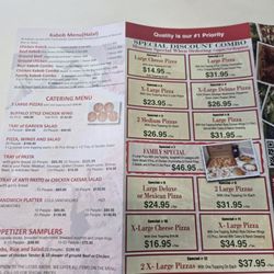 Bambino's Pizza - Menu