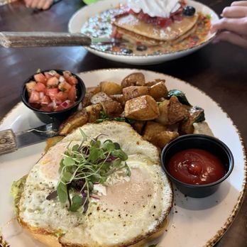 Clandestino Gastro-Bar - Avocado toast - Latin American Near Me - Azusa, California Clandestino Gastro-Bar - Avocado toast - Latin American Near Me - Azusa, California