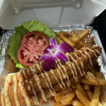 Chef Skip 757 - Fried fish sandwich. - Food Trucks Near Me - Virginia Beach, Virginia Chef Skip 757 - Fried fish sandwich. - Food Trucks Near Me - Virginia Beach, Virginia