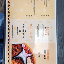 Agege Bites - Menu from August 2024