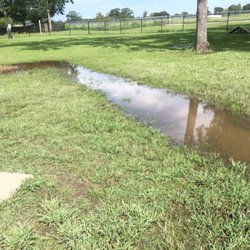 Beaullieu Park Dog Park - This river encircles the entire pavilion