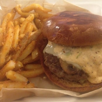 The Pan - Cajun Meatloaf Burger w/garlic fries - Pizza Near Me - Gardena, California The Pan - Cajun Meatloaf Burger w/garlic fries - Pizza Near Me - Gardena, California