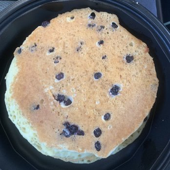 Denny's - What I got. No fruit. Just blueberry pancakes. - Diners Near Me - Palmdale, California