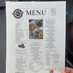 Copper Coins Drinkery & Tap House - Menu