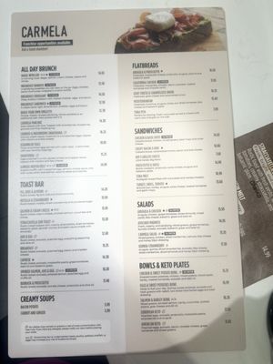 Menu photo 1 Carmela Coffee - West Delray Delray Beach, FL