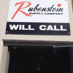 Rubenstein Supply - Sign above door