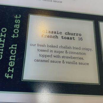 Brownstone Pancake Factory - Churro French Toast on menu - Breakfast & Brunch Near Me - Edgewater, New Jersey Brownstone Pancake Factory - Churro French Toast on menu - Breakfast & Brunch Near Me - Edgewater, New Jersey