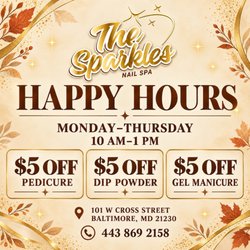 The Sparkles Nail Spa - Happy Hours