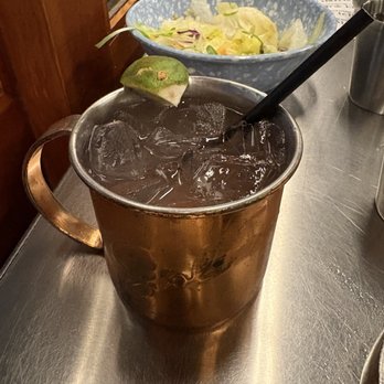 Baekjeong - Irvine - Korean Mule - Tito's Vodka, Soju, Lime Juice, Ginger Beer, Fresh Mint, Pear Syrup - Korean Near Me - Irvine, California Baekjeong - Irvine - Korean Mule - Tito's Vodka, Soju, Lime Juice, Ginger Beer, Fresh Mint, Pear Syrup - Korean Near Me - Irvine, California