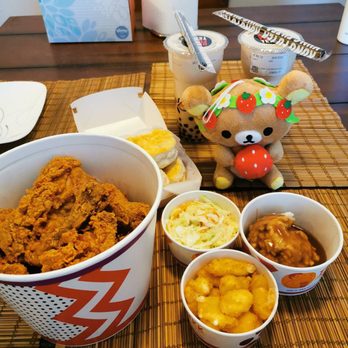 TKK Fried Chicken - a variety of food items - Bubble Tea Near Me - Rochester Hills, Michigan