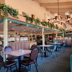 Cheery & bright interior.