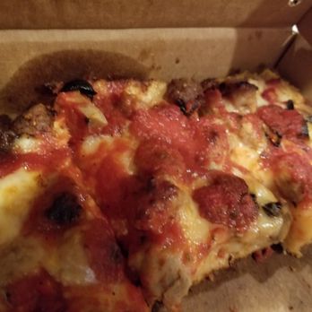 Toni's Detroit Style Pizza - Sausage mushroom. - Pizza Near Me - Mount Pleasant, South Carolina Toni's Detroit Style Pizza - Sausage mushroom. - Pizza Near Me - Mount Pleasant, South Carolina