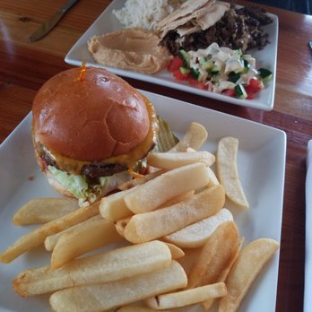 River Front Cafe - River front burger and Shwarma plate. - Cafes Near Me - Petaluma, California