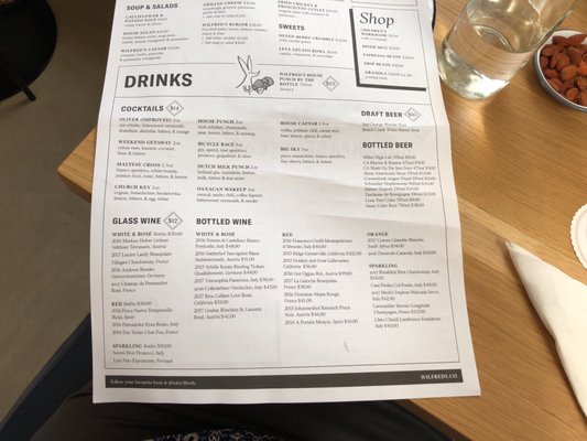 Menu photo 5 Wilfred's Edmonton, AB