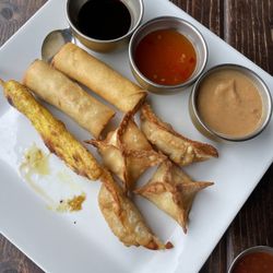 Iron Pan Thai Kitchen - Sampler appetizer