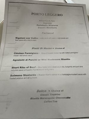 Menu photo 2 Porto Leggero Jersey City, NJ Menu photo 2 Porto Leggero Jersey City, NJ