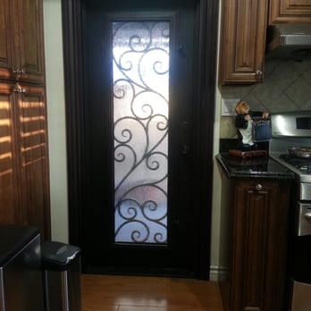 Precise Iron Doors - My kitchen door from inside.Installed 9/2015 - Door Sales/Installation Near Me - Los Angeles, California