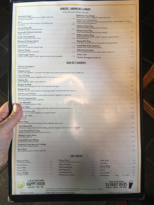 Menu photo 2 Sean Og Tavern Woodside, NY Menu photo 2 Sean Og Tavern Woodside, NY