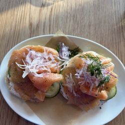 Salty Blonde Bagel Bar - Lox Bagel