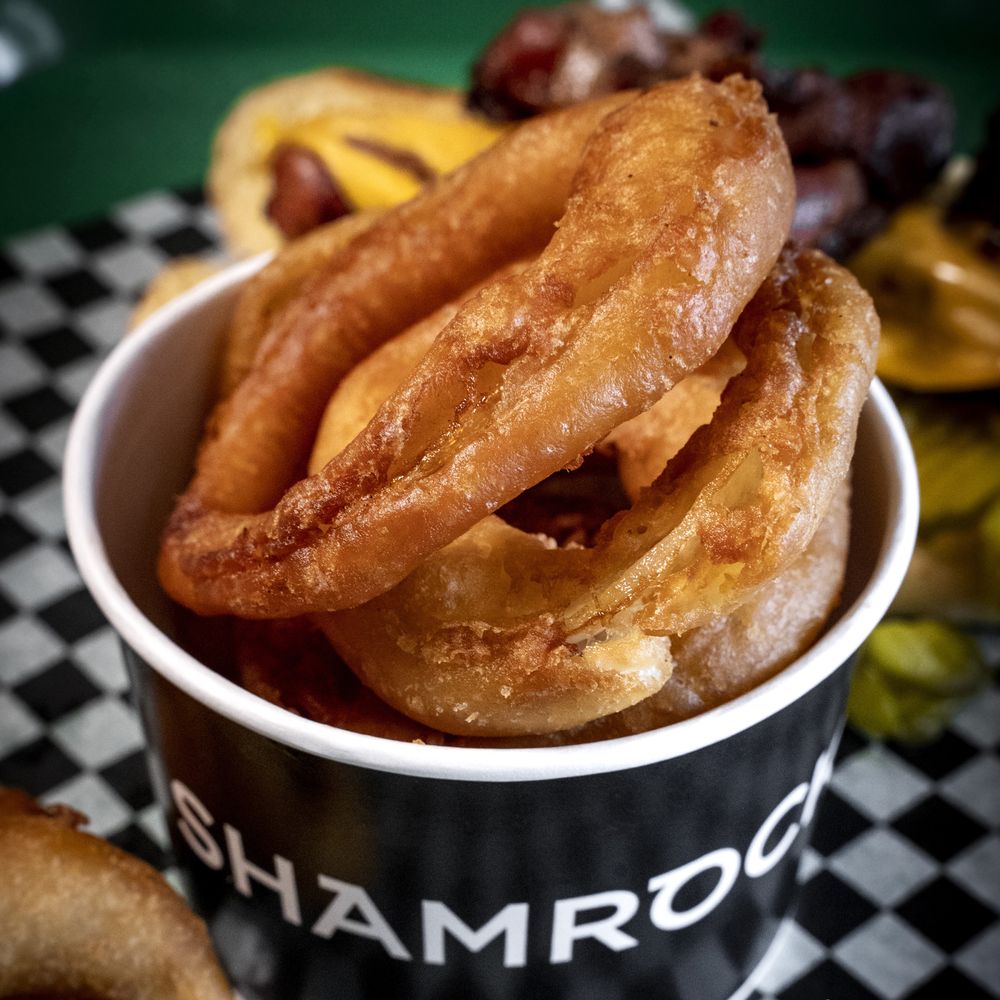 Shamrock Burgers - Onion Rings - Burgers Near Me - Scarborough, Ontario Shamrock Burgers - Onion Rings - Burgers Near Me - Scarborough, Ontario
