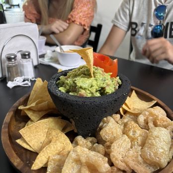 Sabor Chilango - Guacamole and chips + chicharones - Mexican Near Me - Anaheim, California