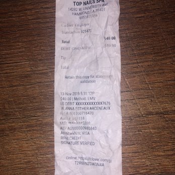 Top Nails Spa - You can see the $40 original charge here - Nail Salons Near Me - Hammond, Louisiana Top Nails Spa - You can see the $40 original charge here - Nail Salons Near Me - Hammond, Louisiana