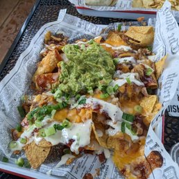 Half size carnitas nachos Half size carnitas nachos