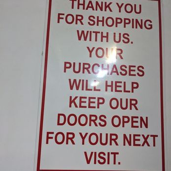 Shell - a red and white sign that says thank you for shopping with us - Gas Stations Near Me - Lost Hills, California