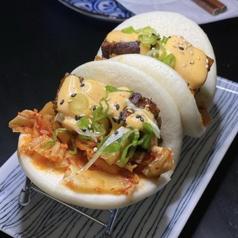 Beat Mazesoba - Kimchi Pork Bao Bun Sandwiches (2 pc) - Ramen Near Me - Flushing, New York