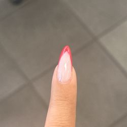 Nail Bar Lounge - My nail so crooked he looks like he missed his exit on the 95