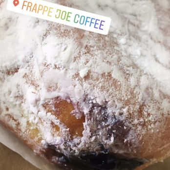 Frappe Joe Coffee Roasters - Blueberry jelly donut - Coffee & Tea Near Me - Edison, New Jersey Frappe Joe Coffee Roasters - Blueberry jelly donut - Coffee & Tea Near Me - Edison, New Jersey