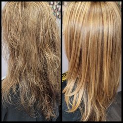 Salon 913 - Highlight, toner & Haircut