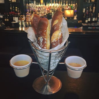 Brass Bar & Lounge - a basket of pretzels and two cups of coffee - Lounges Near Me - Rochester, New York Brass Bar & Lounge - a basket of pretzels and two cups of coffee - Lounges Near Me - Rochester, New York