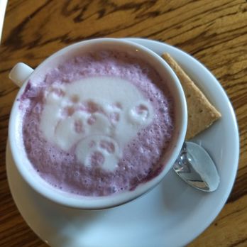 Moore Coffee Shop - Taro latte - Coffee & Tea Near Me - Seattle, Washington