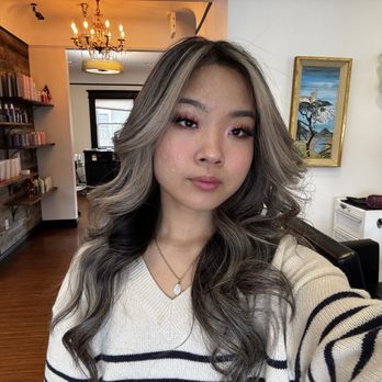 CODE Salon - Ash blonde balayage with layers - Hair Salons Near Me - San Francisco, California