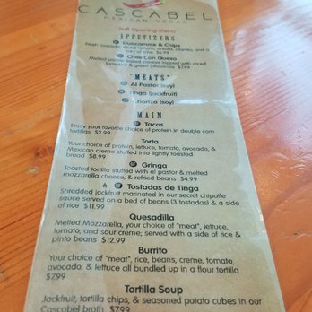 Cascabel - Menu - Vegan Near Me - Houston, Texas Cascabel - Menu - Vegan Near Me - Houston, Texas